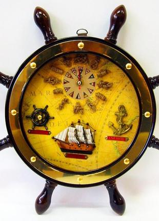 Годинник штурвал (38cm)