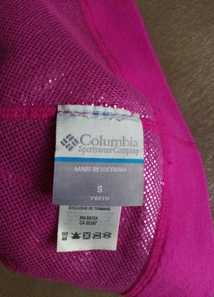 Новая флисовая шапка columbia girls beanie pink s youth