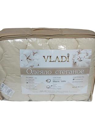 Ковдра стьобана вовняна vladi 200х220