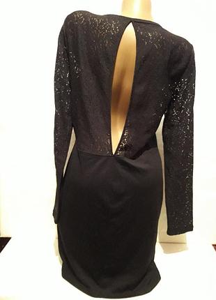 Платье с красивой спинкой р-р л- 46