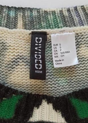 Яркий свитшот укороченный яркий принт h&amp;m 5