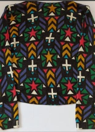 Яркий свитшот укороченный яркий принт h&amp;m 3