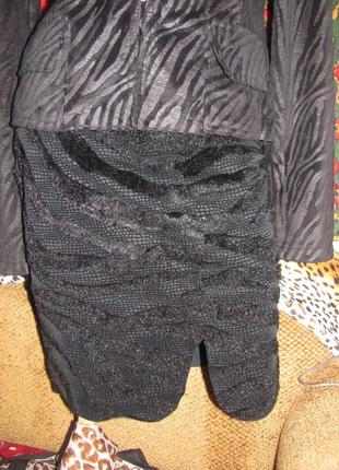 Обалденная тёплая юбка с фигурным низом5 фото