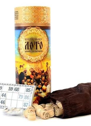 Настольная игра лото козацкое в тубусе