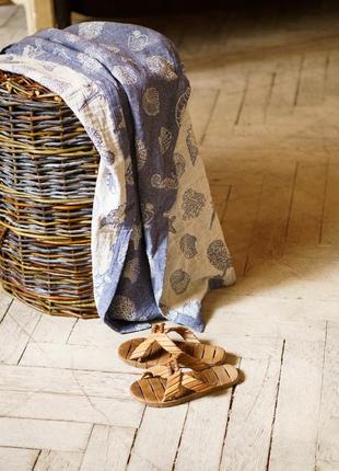 Лляне рушник/простирадло для лазні