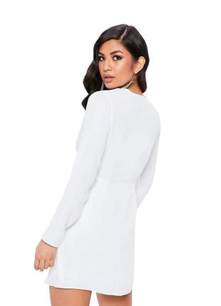 Белое вечернее платье от missguided2 фото