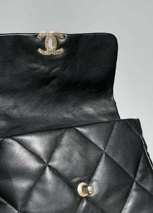 Сумка в стилі chanel 19 handbag black жіноча4 фото