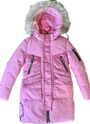Зимове пальто на дівчинку. зима 2023