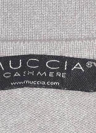 Пуловер от muccia cashmere с коротким рукавом 100% кашемир р.м l5 фото