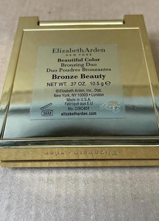 Elizabeth arden colour bronzing powder duo бронзирующая пудра 10,5g3 фото