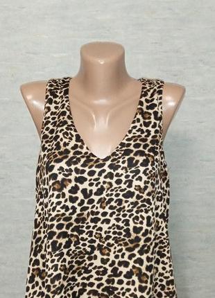 Леопардовая блуза, топ блуза в принт, женская майка, женская одежда, женская обувь