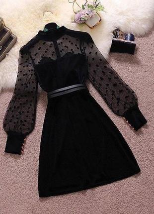 Сукня оксамит