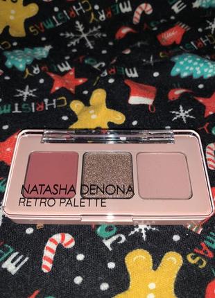 Мини- палетка теней natasha denona baby retro palette палитра3 фото