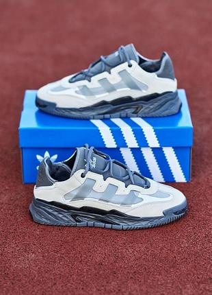 Мужские кроссовки adidas niteball grey white 41-43