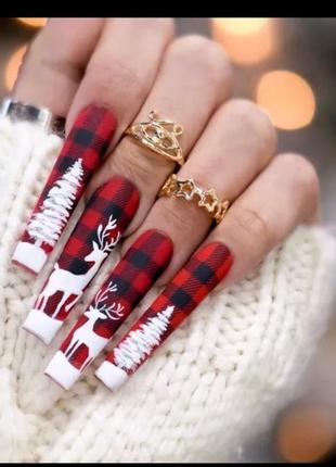 Накладные ногти 24 штуки
