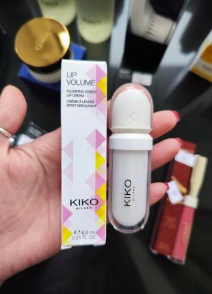 Блеск с эффектом увеличения губ kiko milano