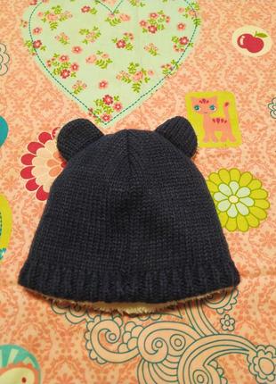 Теплая,зимняя шапка для девочки 4-6 лет3 фото