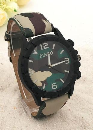 Розпродаж великі наручний годинник з камуфляжним забарвленням pinbo2 фото