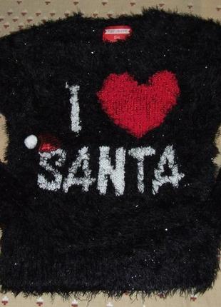 Нарядная кофта травка девочке 4 - 5 лет новогодний джемпер2 фото