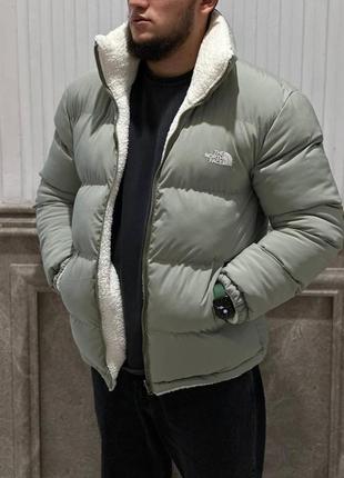 Зимняя двусторонняя куртка the north face