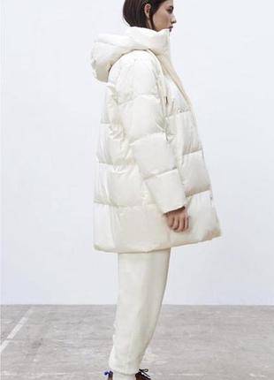 Водо- та вiтронепроникний пуховик  zara пуховик зара