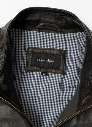 Sevensigns leather jacket кожаная куртка кожаная4 фото