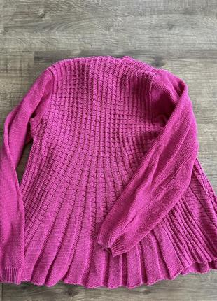 Розовый кардиган свитер кофта женская3 фото