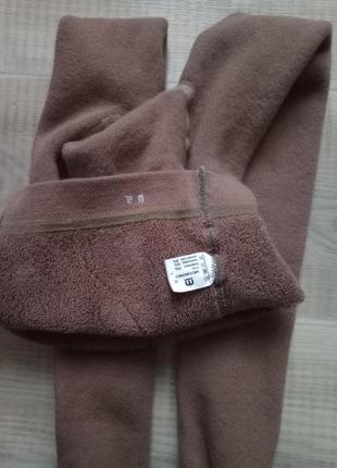 Колготки лосины махровые теплые