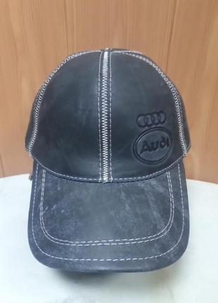 Бейсболка шкіряна