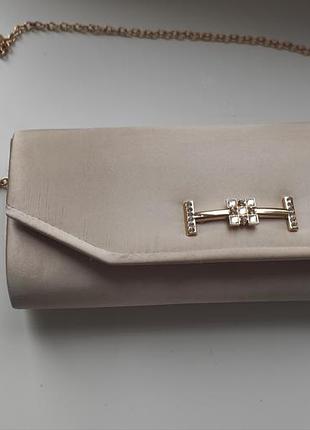 Клатч атласный