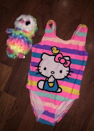Дитячий купальник для дівчинки з хеллоу кітті hello kitty