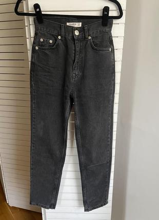 Джинси штани 32 р сірі якісні мом стан нових