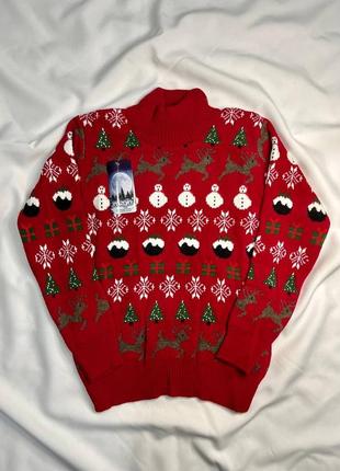 Дитячий новорічний светр