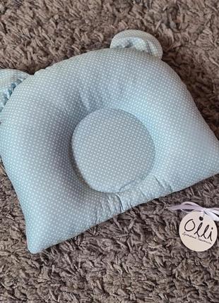 Ортопедическая подушка для малышей с новогодним принтом2 фото