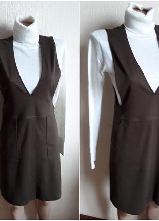 Трикотажное  платье  сарафан  + гольф 🎁