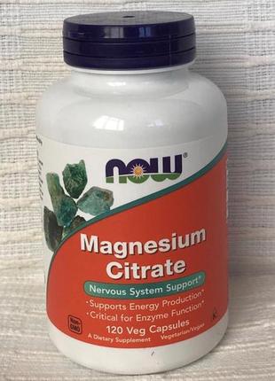 Магний цитрат, сша, 120/240 капсул, магне, магнэ