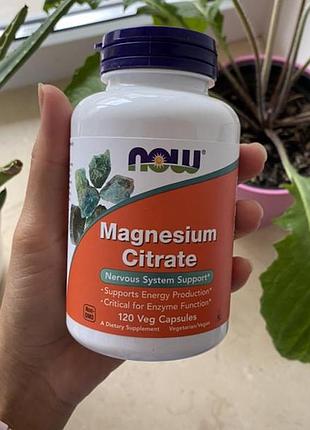 Магний цитрат, сша, 120/240 капсул, магне, магнэ