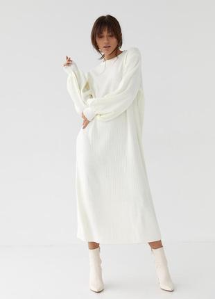Вязаное платье oversize