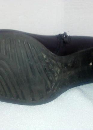 Чорні шкіряні черевики.4 фото