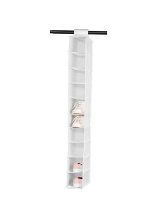 Підвісний органайзер у шафу для взуття на 10 секцій lidl