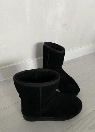 Уги угі замшеві чорні ugg ugg чорні4 фото