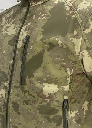 Куртка мужская тактическая мультикам бренда combat турецкого производства, размер s, ветро и водостойкий матер3 фото