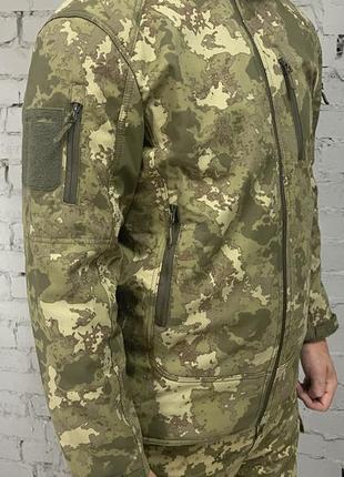 Куртка мужская тактическая мультикам бренда combat турецкого производства, размер s, ветро и водостойкий матер7 фото