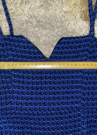 Твидовое мини платье zara 3