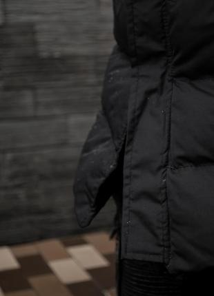 Куртка adidas черная зимняя мужская парка удлиненная пуховик7 фото