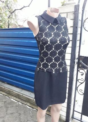 Шикарное платье с кружевом от dunnes xs2 фото