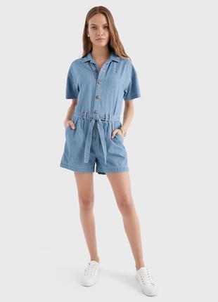 Джинсовый комбинезон tommy hilfiger