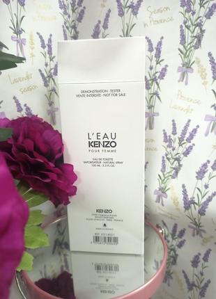 Тестер туалетна вода для жінок kenzo l'eau par new pack 100 мл