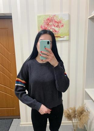 🌈 укорочений тепленький джемпер від pull&bear 🌈 5