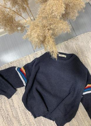 🌈 укорочений тепленький джемпер від pull&bear 🌈 2